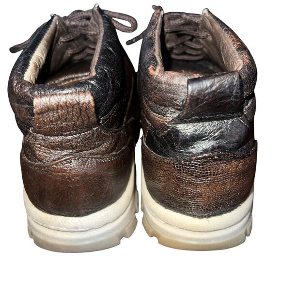 Reptillus Men’s Sz 12M Ostrich Leather Chukka Boots Made In Mexico main image 9